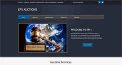 Desktop Screenshot of epsauctions.com